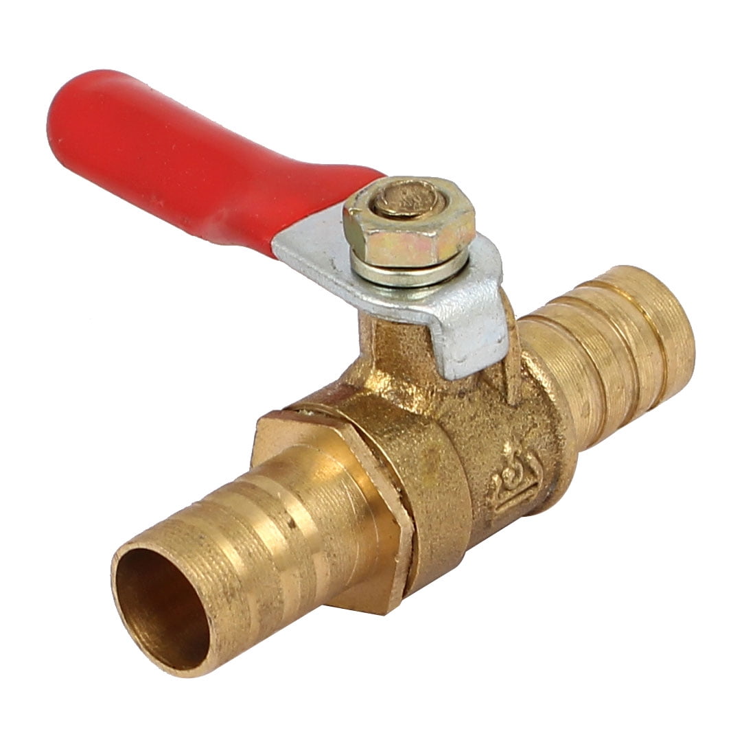 10mm Hose Barb Y Type Three Way Brass Shut Off Ball Valve Pipe Fitting Connector Adapter For Fuel Gas Water Oil Air 