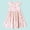 Pink, variant on LJEFF Girls Floral Print Dress, Short Sleeves A-Line Ruffle Cap Sleeve Cute Casual Summer Sundress Pink Size 6 Yres