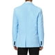 thumbnail image 3 of Abrigo Chic para Hombre Slim Fit Blazer de Un Solo Botón Formal M Azul Claro, 3 of 7