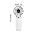 thumbnail image 3 of Handheld Foldable Fan Portable Neck-hanging Small Fan For Outdoor Use Digital Display Baby Food Supplement Chilling Fan, 3 of 6