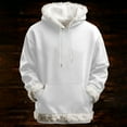 thumbnail image 2 of Women's Pullover Hoodie with Pockets Fall Winter Trim Trendy Sweatshirt Pullover Tops, 2 of 4