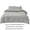 Light Gray#1, variant on HCBY NarrowTwin Size 4-Piece Duvet Cover Set - Includes 1 Duvet Cover (59"x78"), 2 Pillow Shams, and 1 Flat Sheet, Soft and Breathable for All Seasons, Pink