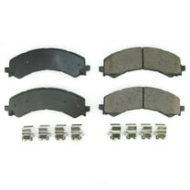 PowerStop 17-2405 Power Stop - Rear Z17 Low-Dust Ceramic Brake Pads with Hardware Fits select: 2021-2022 CHEVROLET EXPRESS G3500, 2021-2022 GMC SAVANA