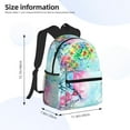 thumbnail image 4 of Lsque Dragonfly Floral Classic Casual Backpack - Large Capacity Water-Resistant Backpack for School, Work, Travel, and Outdoor Activities, 4 of 8