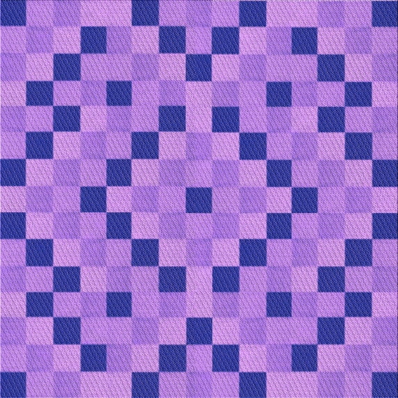 Ahgly Company Indoor Square Patterned Heliotrope Purple Area Rugs, 8' Square
