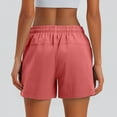 thumbnail image 3 of OHGOD Shorts Women Athletic - Women Loose Shorts - Comfort Shorts for Women - Womens Shoets - Watermelon Red - XL, 3 of 7