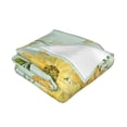 thumbnail image 3 of XMXT Flannel Throw Blanket for Couch, Warm Sunflower Print Bed Sofa Decor Blankets for Home Bedroom, 40 x 30 inches, 3 of 9