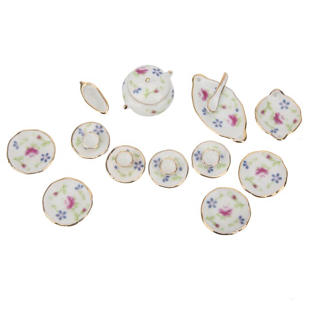 Mini Tea Set, Convenient To Place And Carry Miniature House Tea Set, Gifts Toys for Kids Home