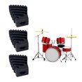 thumbnail image 6 of BIBABLYKE 3Pcs Drum Rack Stand Rubber Feet Drum Leg Protectors Replacement Drum Cymbal Stand Feet Drum Accessories Easy to Install, 6 of 7