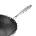 thumbnail image 3 of Stainless Steel Wok,Stainless Steel Wok Pan Stainless Steel Wok Pan Wok Pan Exceptional Craftsmanship, 3 of 3