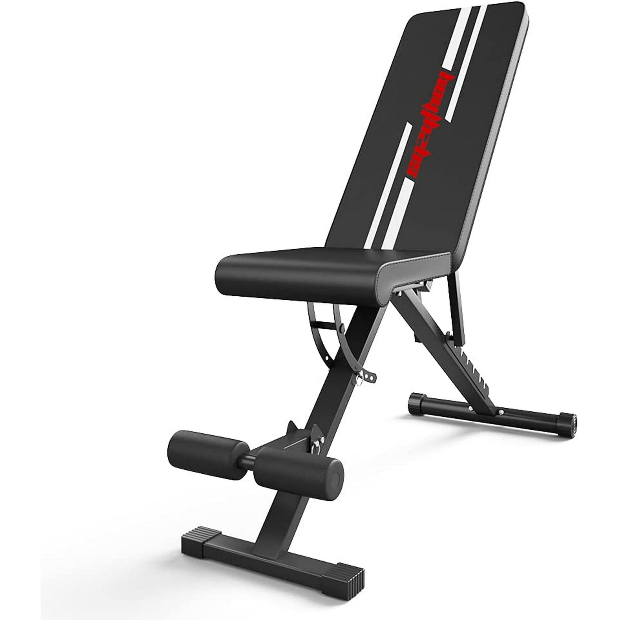 Adjustable Weight Bench Multi Functional Strength Training Exercise Workout Bench Foldable Utility Olympic Bench for Full Body Workout with Incline