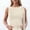 Beige, variant on Women's Tanks Ruched Off-Shoulder Top with Asymmetrical Tie Strap for Elegant Weekend Wear Pink S