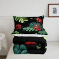 thumbnail image 4 of YST Twin Size Comforter Set with 1 Pillowcase, Cartoon Ladybug Bedding Comforter Sets Summer Spring Red Animal Ladybugs Soft Bedding for Kids And Adults Bedroom Bed Decor, 4 of 6