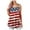 Red, variant on Yievot 4Th Of July Woman Oversized Tank Tops Fashion Sleeveless Round Neck Leisure 2024 Summer Tops Flowy Womens Camisole Shirts Clothes On Clearance Red XXXXL