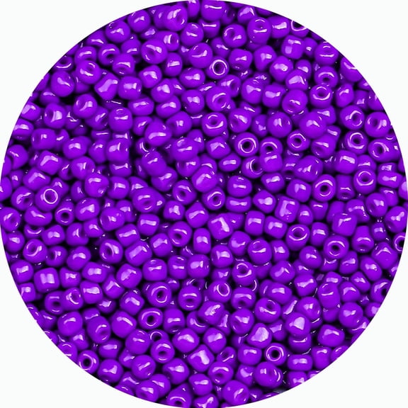 DESIGNICE 4Mm Glass Seed Beads Bulk,Purple 6/0 Small Mini Pony Seed Beads,Tiny Round Craft Bead for Bracelet Necklace Wrist Jewelry Making Beading Weaving Diy Crafts Supplies,1000Pcs