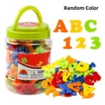 thumbnail image 1 of Magnetic Alphabet and Number Set - 123 Uppercase and Lowercase Letters, Math Symbols, Educational Toy for Vocabulary, Learning Spelling, Counting, and Perfect for Halloween and Christmas Gifts, 1 of 5