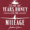 thumbnail image 2 of Men's Raiders of the Lost Ark It's Not the Years Honey It's the Mileage Graphic Tee Cardinal 3X Large, 2 of 5