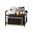 thumbnail image 1 of Toystoory Estante de almacenamiento de metal resistente negro para una fácil organización de la cocina Fácil instalación Accesorios de cocina Hardware Negro extragrueso, 1 of 1