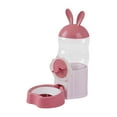 thumbnail image 3 of Dispensador de agua para gatos y perros, botella de superficie lisa, práctica fuente de agua para rosa, 3 of 8