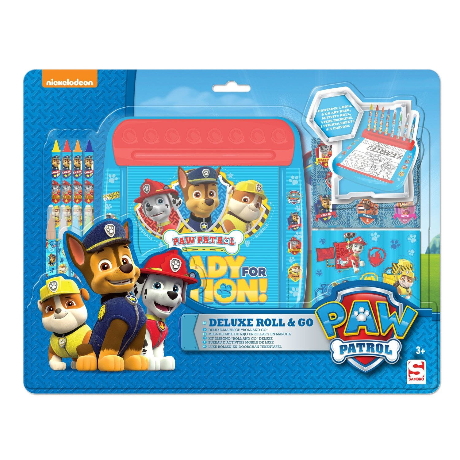Sambro Idep410 Paw Patrol Deluxe Roll Go Art Desk Activity