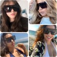 thumbnail image 4 of Gafas de Sol GRFISIA Cuadradas Sobredimensionadas con Protección UV400 para Mujeres y Hombres, 4 of 6