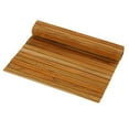 thumbnail image 3 of Bare Decor Asi Genuine Teak Wood Flexible Table Top Placemat or Sofa Arm Tray, 1 Mat 19" x 12", 3 of 4