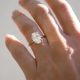thumbnail image 5 of solitaire jewels 3.75CT Oval Moissanite Solitaire Engagement Ring For Women, 14K Yellow Gold, 5 of 7