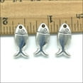 thumbnail image 3 of U8MO Lot 8/20/60X fish Tibetan Silver Charms Pendants For jewelry making 18x8mm-ancient silver-8pcs, 3 of 6
