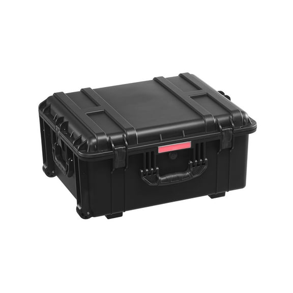 KFFKFF Resilient Hard Shell Case, Robust Protection Moisture-Proof Container with Customizable Foam, Casters & Telescopic Grip Handles for Journey, Hunting, Armed Forces, Strategic