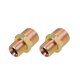 thumbnail image 1 of Accesorio de tubo reductor - Niple hexagonal reductor - 3/4 X 1/2 conector macho BSP con acabado de zinc 2 piezas, 1 of 3