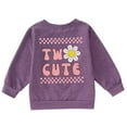 thumbnail image 4 of Liyamei Chandail en Molleton Décontracté et à la Mode pour Enfants Imprimé Lettre Col Rond Manches Longues Taille 7-8 Ans, 4 of 4