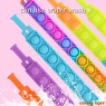 thumbnail image 5 of Pops Bubble Simple Dimple Toy Its Fidget Anti-Stress Bracelet en Silicone Coloré Anxiété Sensorielle pour Autisme Adhd Enfants, 5 of 5