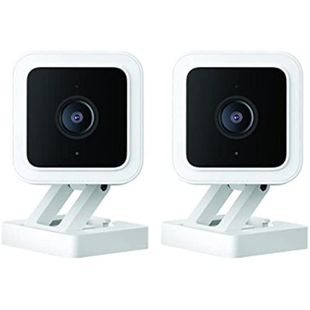 Wyze Cam v3 with Color Night Vision, 1080p HD Indoor/Outdoor Video Camera, 2-Way Audio, Compatible with Alexa, Google Assistant, and IFTTT, 2-Pack