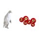 thumbnail image 5 of Escultura de pingüino, estatua de animal, adorno de mesa, de papel festivo, decoración artesanal de resina, adecuada para la decoración del ho, 5 of 8