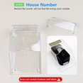 thumbnail image 5 of Cubierta Impermeable para Timbre InaláMbrico Timbres de Puerta Button Protector Transparente, 5 of 5