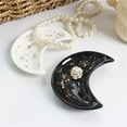 thumbnail image 5 of 2PCS Jewellery Tray Decorative Bowl Ceramic Ring Dish Moon Shaped Tray Holder, 5 of 6