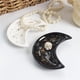 thumbnail image 5 of Bandeja de joyería, cuenco decorativo, plato de anillo de cerámica, soporte de bandeja en forma de luna, 2 uds., 5 of 6