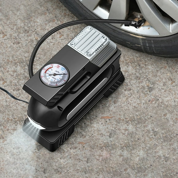 Bargain Double Cylinder Automobile Pump Portable High Power Vehicle Mounted Pump Is Applicable To Automobiles Motorcycles Bicycles Balls Rubber Boats Etc 2025 New