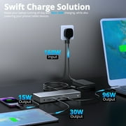 40Gbps Thunderbolt 4 Dock Station, 13 In 1 8K Laptop Dock with Max 96W Charging 2.5G RJ45 for Laptop