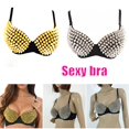 thumbnail image 4 of Sexy Bra for Women, Metallic Spikes, Studded Bra, Punk, Push-up Tops, Underwear for Party, Club, Raves, Sports, 4 of 5