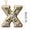 X, variant on JeashCHAT Christmas Initial Ornaments, Personalized DIY 26 Letters Christmas Tree Decoration Pendant, Acrylic Initial Shape Xmas Tree Hanging Decor Christmas Gifts
