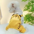 thumbnail image 6 of Pet Cloth Striped Knit Overalls Outfits Jumpsuit for Small Dogs Cats Boy Girl Puppy Sweater with Pants Cute Yorkie Chihuahua Clothes - L, 6 of 8