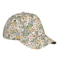 thumbnail image 3 of Naloa Original Classic Low Profile Hat Men Women Baseball Cap Dad Hat Adjustable Unconstructed Daisy Print Cap, 3 of 9