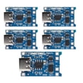 thumbnail image 3 of Placa Módulo Cargador Batería Litio TP4056 1A 5 Piezas Con Protección USB Tipo C, 3 of 9