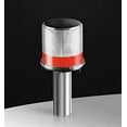 thumbnail image 6 of Solar Strobe Warning Light 360 Degree - Super Bright Waterproof IP48 for Construction Traffic Dock Marine Wireless - Constant On or Flashing (Red), 6 of 6