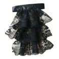 thumbnail image 3 of Tachiuwa Demi-Chemise en Dentelle Steampunk à Volants à Faux Col Noire, 3 of 9