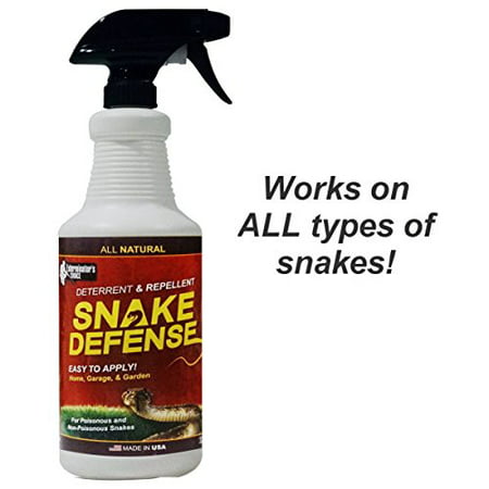 Snake Defense All Natural Effective Snake Repellent Spray 32oz| For All Types of