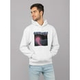 thumbnail image 2 of Retro Aesthetic Mountains Hoodie Men -Image by Shutterstock, Male Small, 2 of 4
