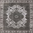 thumbnail image 1 of Ahgly Company Indoor Square Mid-Century Modern Gray Oriental Area Rugs, 7' Square, 1 of 6