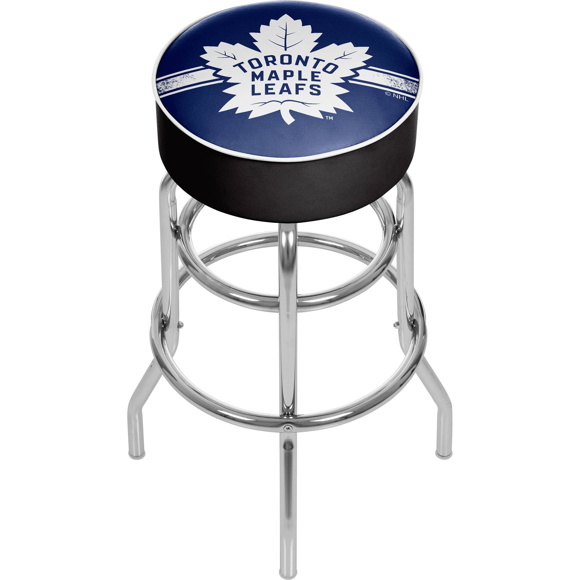 Nhl Chrome Bar Stool With Swivel Toronto Maple Leafs Com